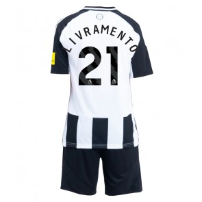 Billiga Newcastle United Tino Livramento #21 Hemmatröja Barn 2024-25 Kortärmad (+ Korta byxor)